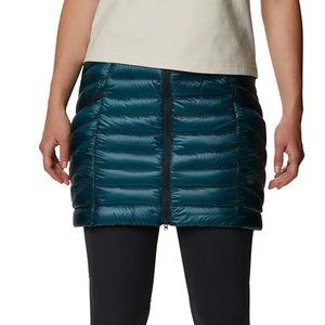 NWT Mountain Hardwear Women's Ghost Whisperer Down Skirt "Icelandic" Teal Size L